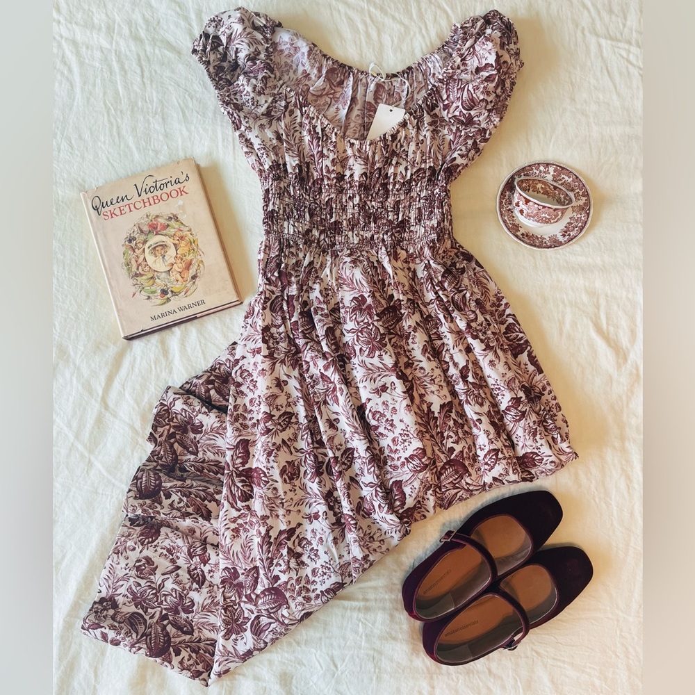 Doen Quinley dress toile botanique